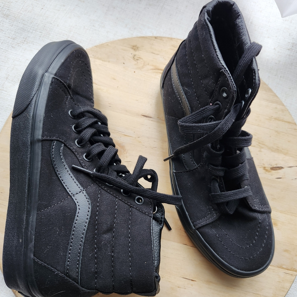 Vans Black High-Top Sneakers